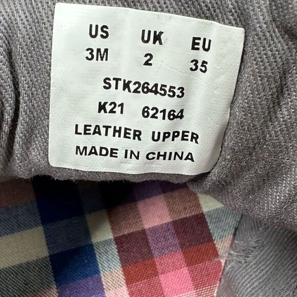 Sperry~Boy’s~”Spinnaker” Gray Leather Top Sider Shoes Casual Sneaker~Size 3M - Picture 8 of 8